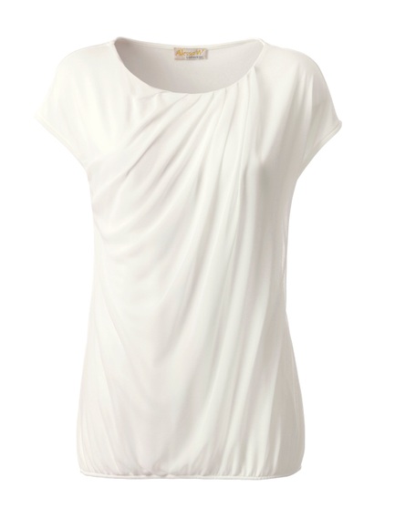 Alessa W. Shirt mit asymmetrischen Falten