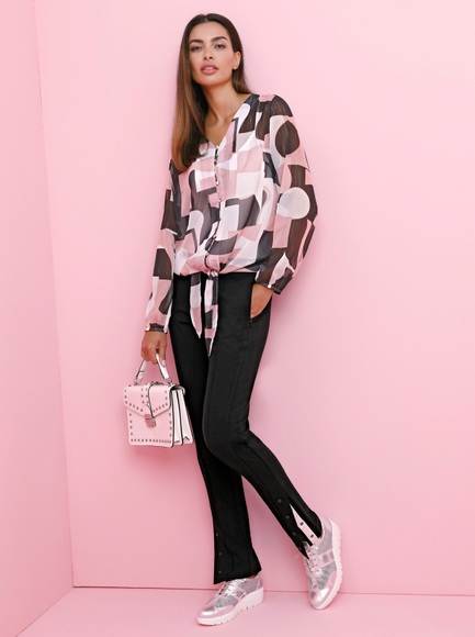 Druckbluse