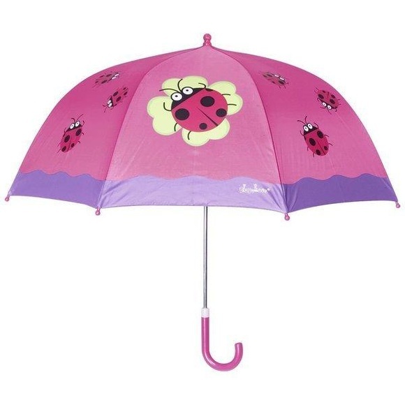 PLAYSHOES Regenschirm Glückskäfer pink