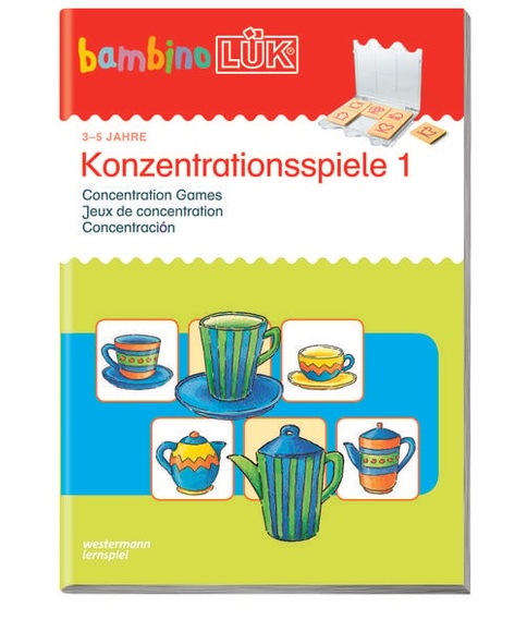 bambinoLÜK-Heft: Konzentrationsspiele 1, Lernbuch