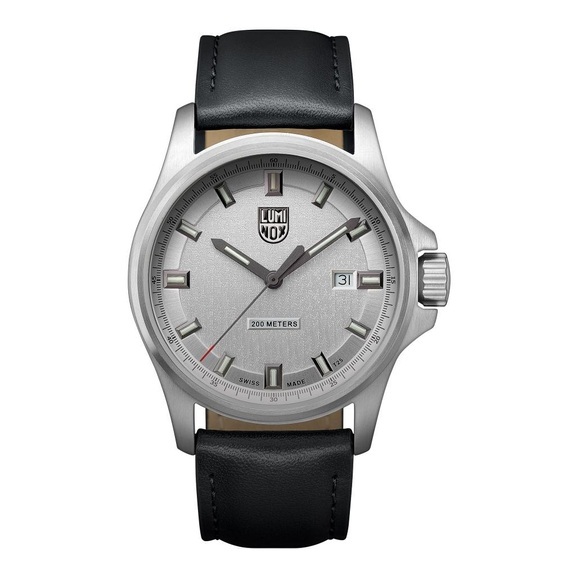 Luminox - Analoguhr Dress Field 1830 Series Ø 42 mm - Schwarz und Silber