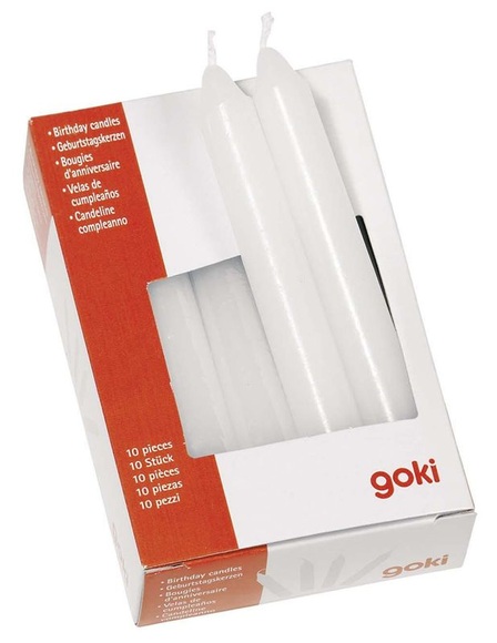 Goki Kerze Geburtstagskerzen-Set 10Stk.