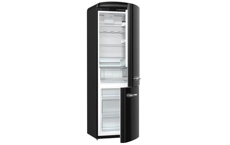 Sibir Oldtimer OT 324 BL Kühlschrank Black rechts