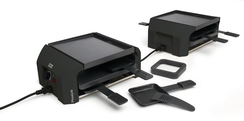 Stöckli PizzaGrill FourFour Set Raclettegrill anthrazit