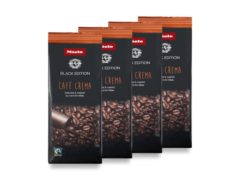 Miele Kaffee Black Edition Café Crema 4 x 250g