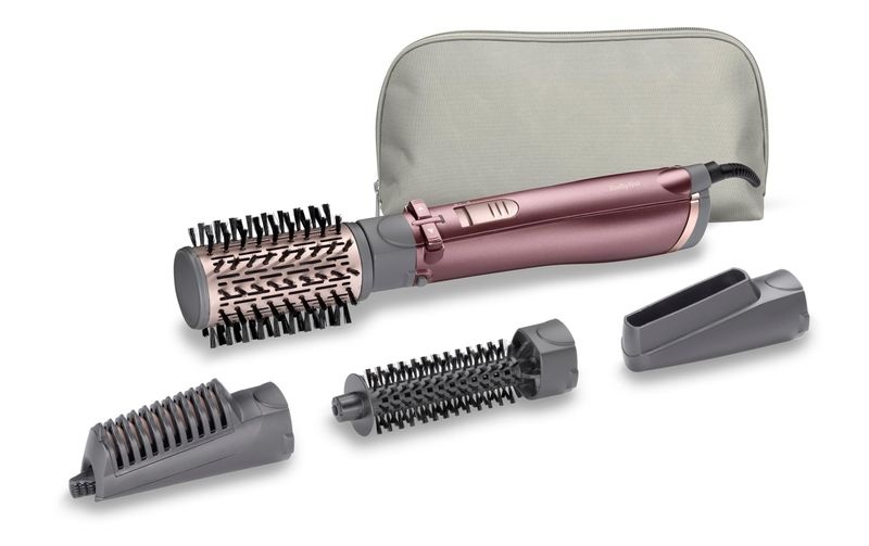 BABYLISS AS960E Beliss Big Hair 1000 - Warmluftbürste (Rosa/Schwarz)