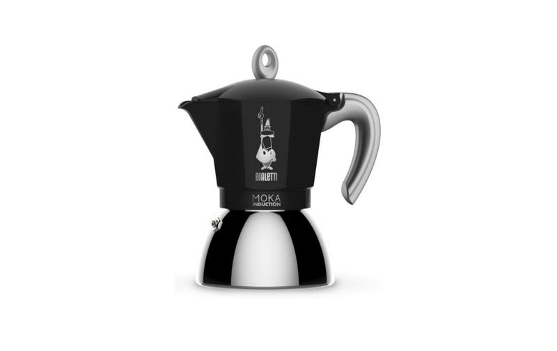 Bialetti - Espressokanne New Moka Induktion, 4 Tassen - Schwarz