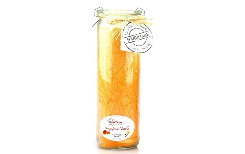 Candle Factory - Duftkerze Grapefruit und Vanille Big Jumbo