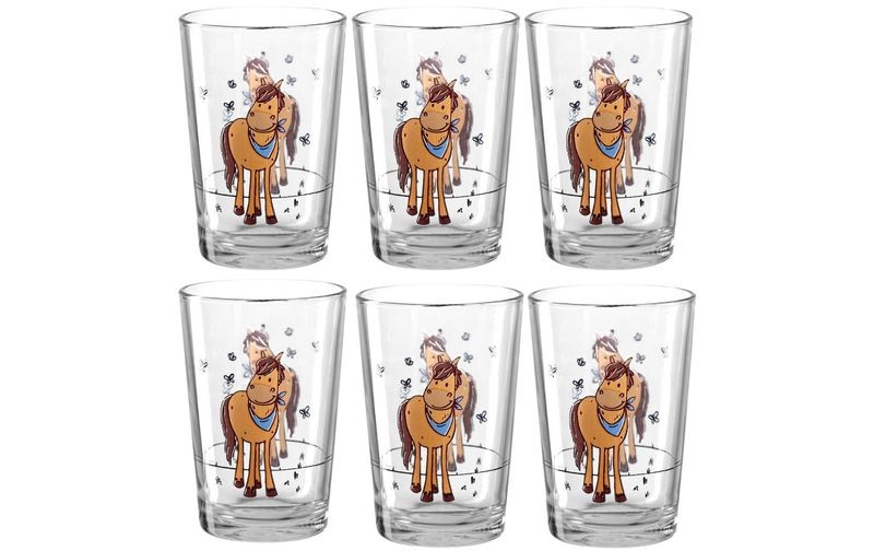 Montana Trinkglas Kids Pferd, 210 ml, 6