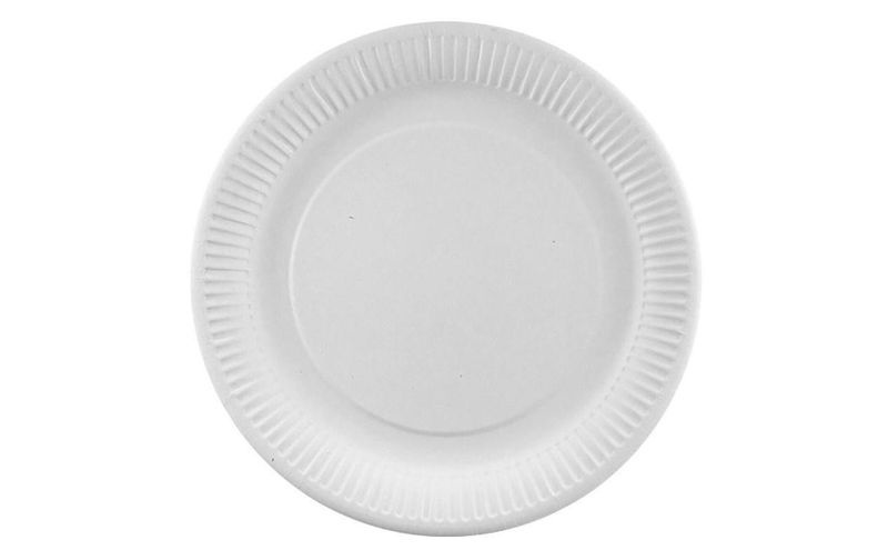 Papstar Teller Pure aus Pappe Weiss 25