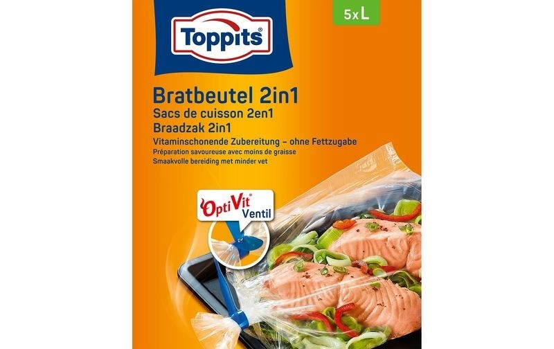 Toppits Bratbeutel 2 in 1 L 5 St?ck