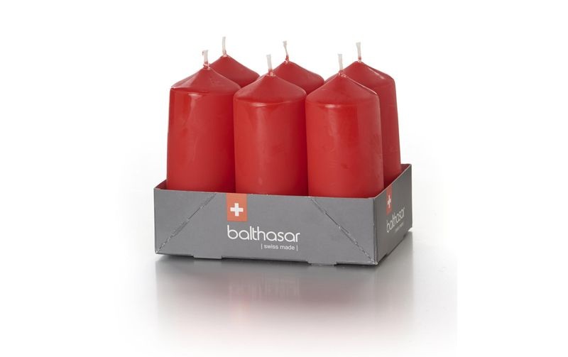 balthasar Zylinderkerze Rot, 6