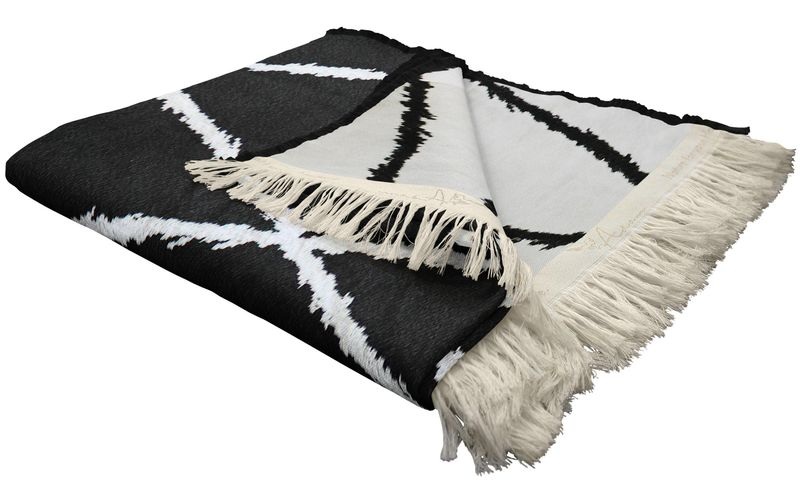Adam Elements - ADAM - Tagesdecke Casket Valdelana, 145 x 200 cm, Schwarz / Weiss