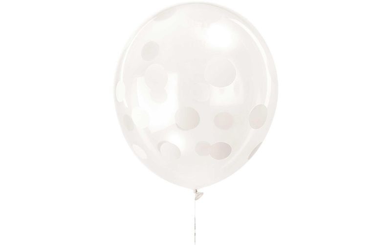 RICO DESIGN - Luftballon Ø 30 cm, 12 Stück, Transparent
