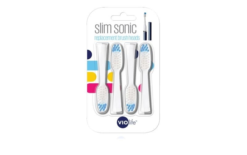 Slim Sonic Ersatzbürsten 4er Pack