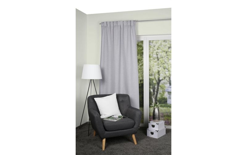 Stotz - Decor AG Nachtvorhang mit Faltenband Sils 140 x 160 cm