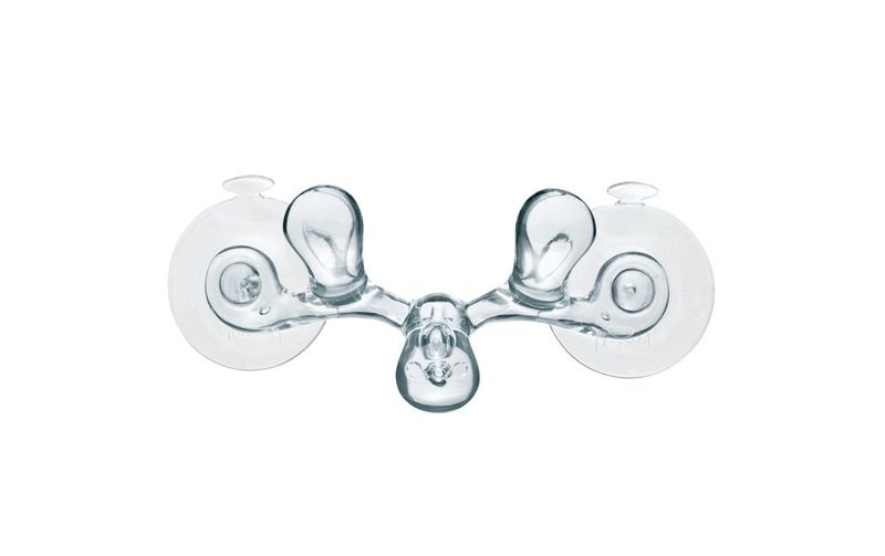 Koziol Wandhaken Sven Transparent, Farbe