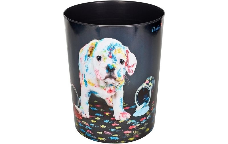 LÄUFER Papierkorb 26663 Bunter Hund 13lt