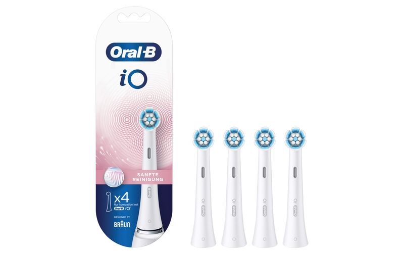 Oral-B iO Sanfte Reinigung 4er Aufsteckbürsten