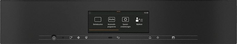 Miele Griffloser Kompakt-Backofen mit Mikrowelle im perfekt kombinierbaren Design mit Automatikprogrammen und Speisenthermometer. H 7840 BMX