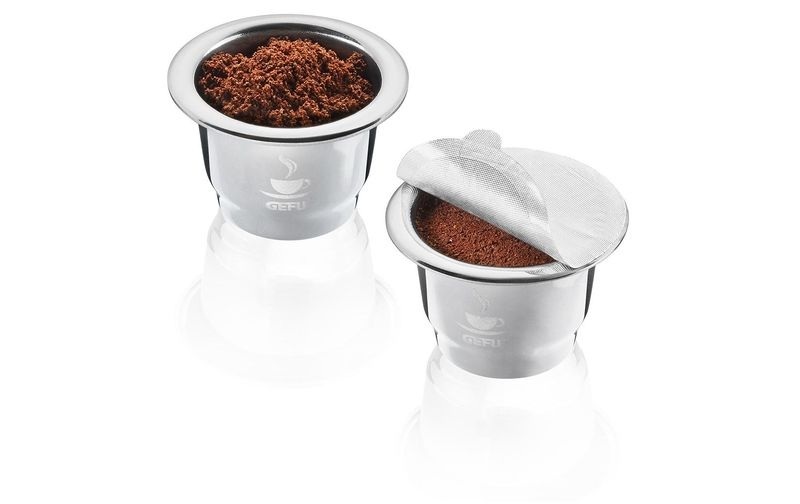 GEFU - Kaffeekapseln CONSCIO - Edelstahl - silber