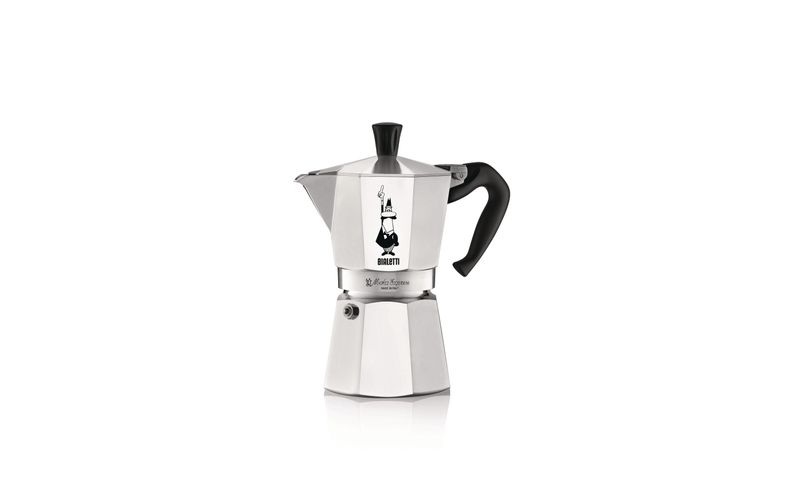 Bialetti Moka Express 4 Tassen Filtersystem aluminium