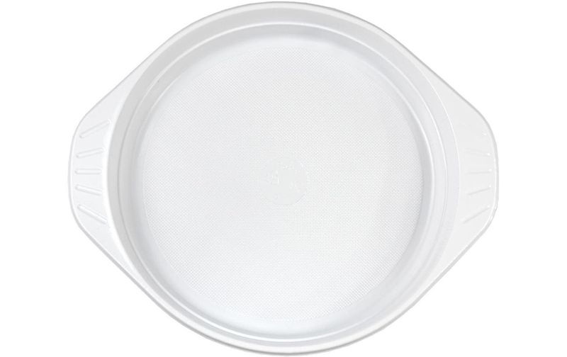 depa Einwegteller 21.9 cm, 100 Stück, Weiss