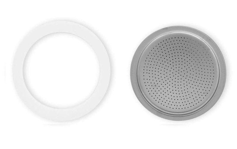 Bialetti - Dichtungsring & Filterplatte zu Brikka, 4 Tassen