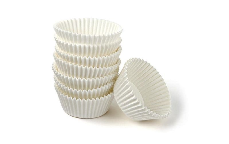 Zenker Muffin Backform Weiss, 100 Stück