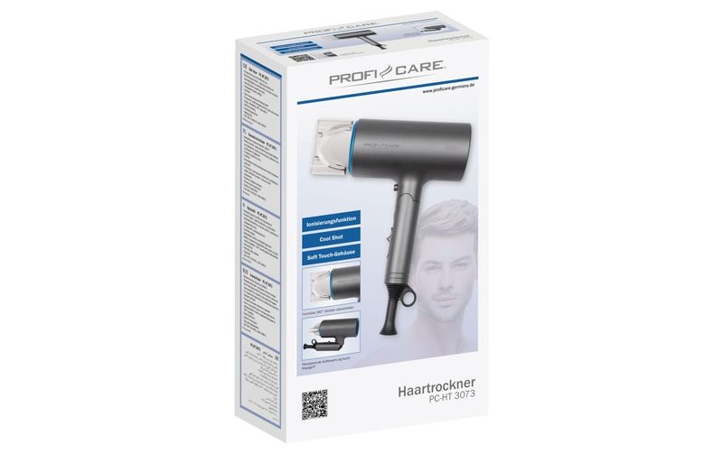 Proficare - Haartrockner 1600W PC-HT 3073 - Grau und Blau