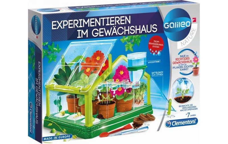 Experimentieren im Gewächshaus, Experimentierkasten