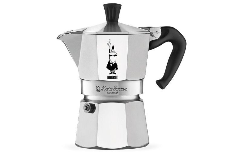 Bialetti Moka Express 1 Tasse Filtersystem aluminium
