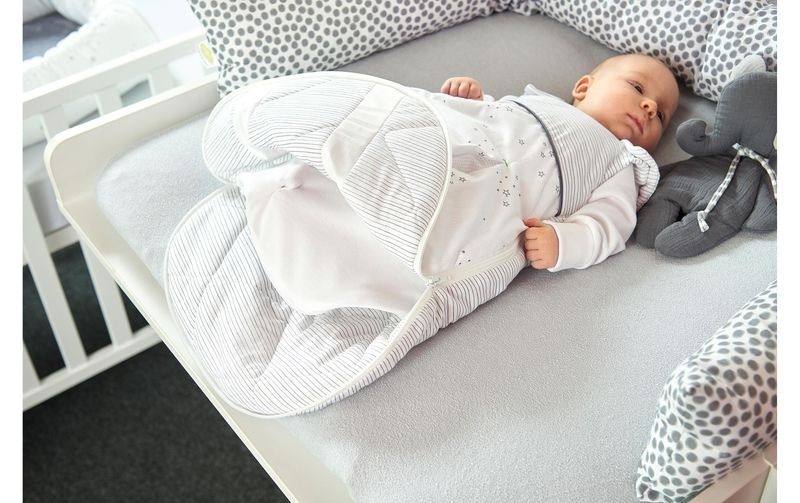 odenwälder Jerseyschlafsack Timmi cool Sterne grey