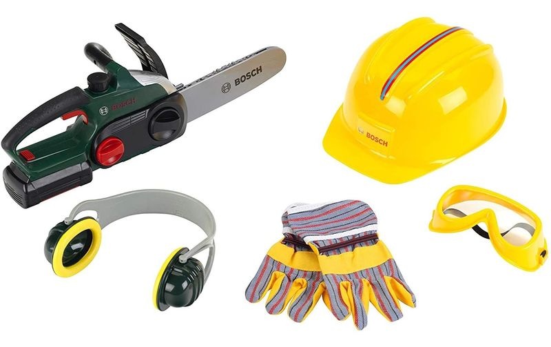 Bosch Kettensäge mit Zubehör, Kinderwerkzeug