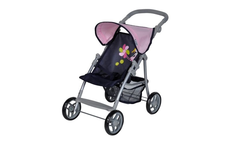 knorr® toys Puppenbuggy Liba - princess blue - bunt