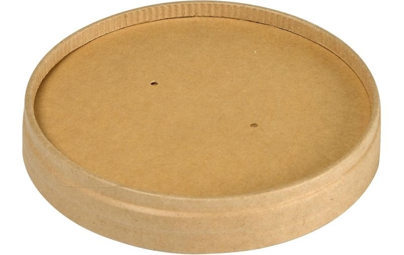 BioPak Deckel zu Salat-Schale Ronda 240 und 360 ml Braun, 25 Stück