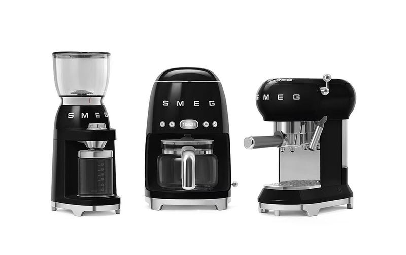 SMEG 50's Retro Style Kaffeemühle schwarz