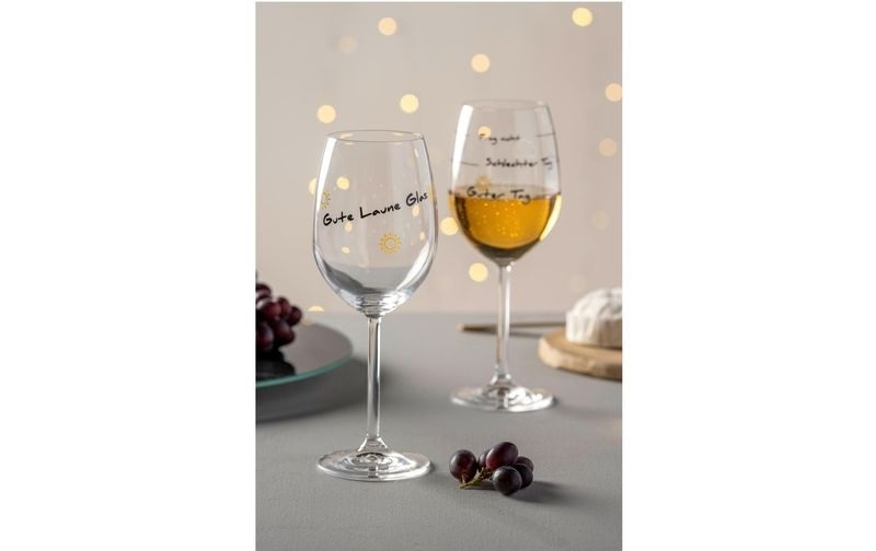 Leonardo Rotweinglas Presente Guter Tag 460 ml, 1 Stück, Transparent