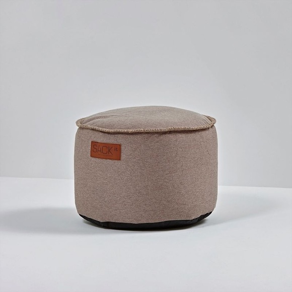 Sackit RETORit Hocker Drum Canvas Sitzsack sand