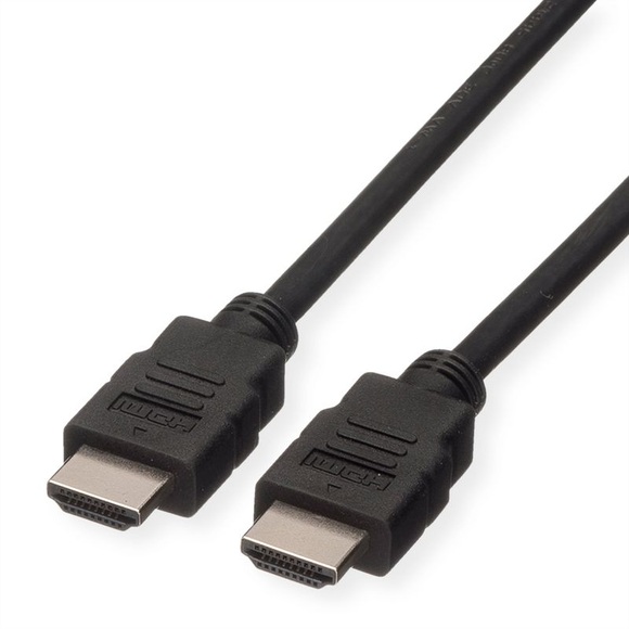 ROLINE GREEN HDMI High Speed Kabel mit Ethernet, TPE, schwarz, 3 m