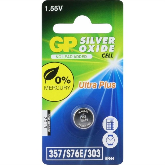 GP Batteries 357F / SR44 Knopfzelle 357 Silberoxid 1.55 V 1 St.