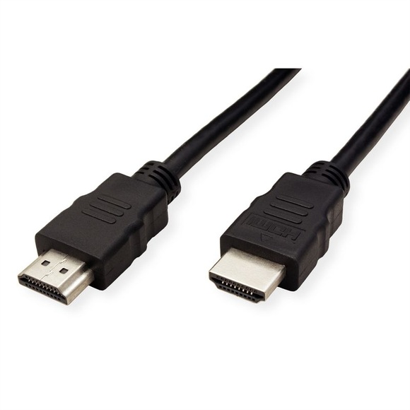 ROLINE GREEN HDMI High Speed Kabel mit Ethernet, TPE, schwarz, 5 m