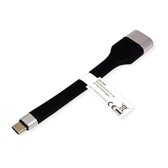 ROLINE Display Adapter USB Typ C - HDMI, ST/BU, 0,13 m