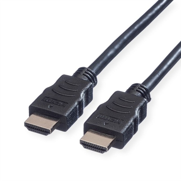Value HDMI Anschlusskabel HDMI-A Stecker 1.50 m Schwarz 11.99.5531 Geschirmt HDMI-Kabel