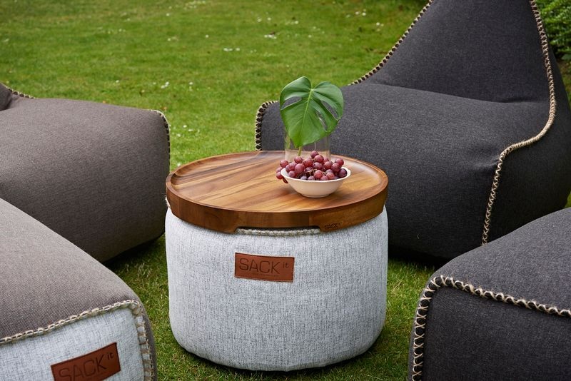Sackit RETORit Hocker Drum Cobana Sitzsack petrol