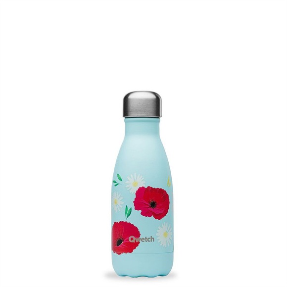 Qwetch Coquelicot Isolierflasche / Thermosflasche aqua