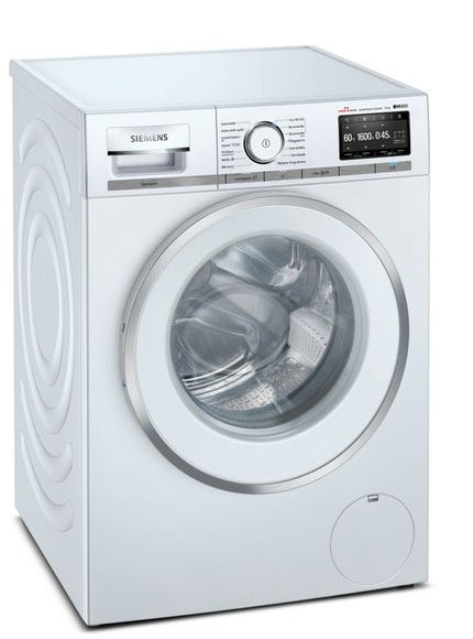 Siemens WM6HXE91CH Waschmaschine weiss links