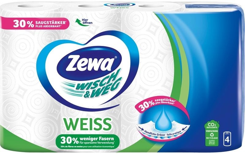 Zewa Haushaltspapier Wisch & Weg 4 Stück