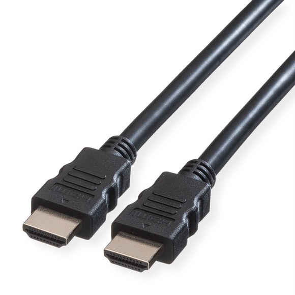 Roline HDMI Anschlusskabel HDMI-A Stecker 10.00 m Schwarz 11.04.5576 Geschirmt HDMI-Kabel