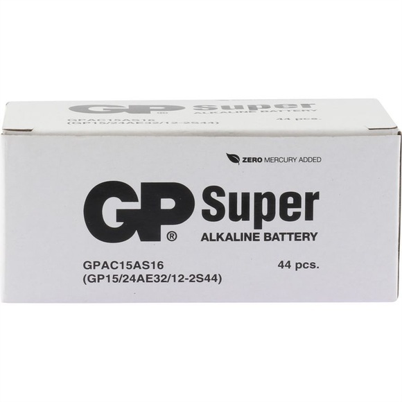 GP Alkaline Batterie Vorratspack 12 x Micro AAA und 32 x Mignon AA